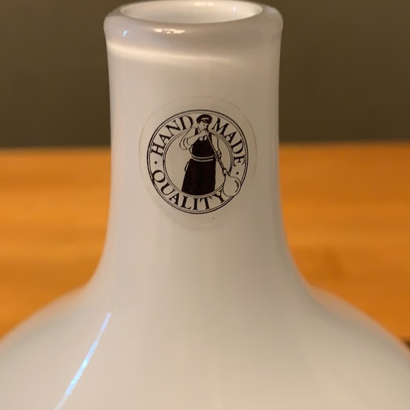 IKEA Accents Ikea Salong Cased Glass Vase White W Clear Base Poshmark